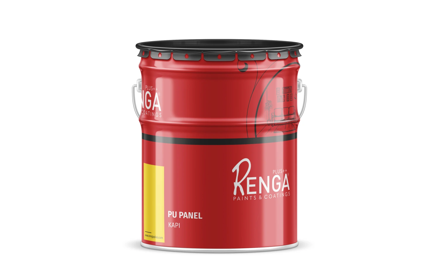 PU Panel Kapı Boyası ambalajı